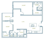 Floorplan graphic