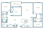 Floorplan graphic