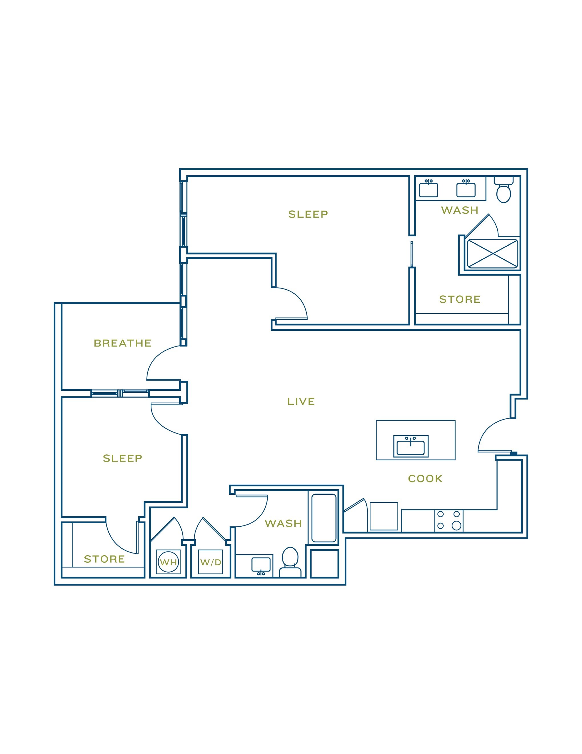 Morrisville, NC Apartments District Station Floor Plans